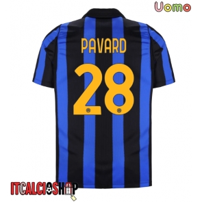 Inter Milan Benjamin Pavard #28 Prima Maglia 2026-27 Manica Corta Inter Milan Benjamin Pavard #28 Prima Maglia 2026-27 Manica Corta